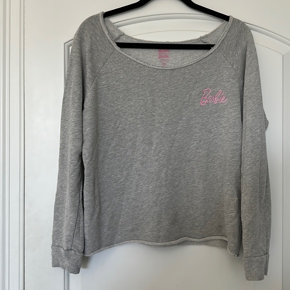 Show Me Your MuMu Tops - Show Me Your Mumu x Barbie Grey Pullover
